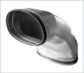 工業管道中的四種常見彎頭 90°彎頭、咬口彎、沖壓彎與蝦米彎及其連接件法蘭